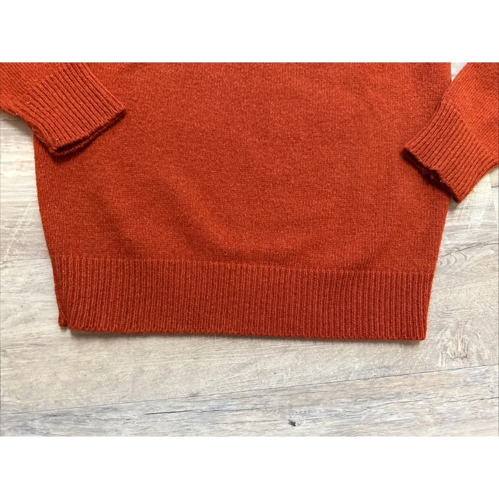 VTG National Shirt Shops Mens Sweater‎ Size Small Retro Burnt Red Pullover
